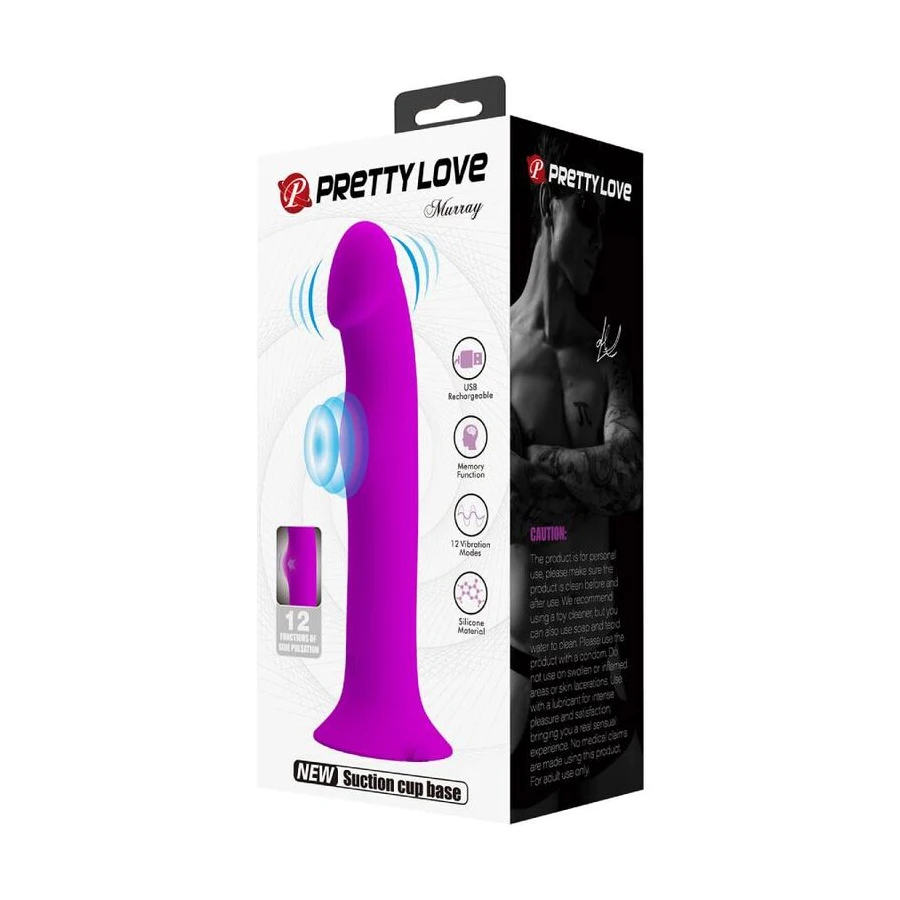 PRETTY LOVE - VIBRATORE MURRAY E STIMOLATORE DEL PUNTO G VIOLA